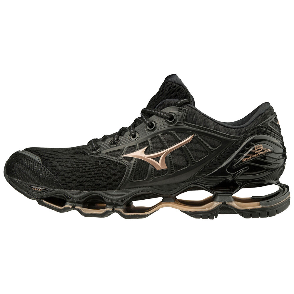 Mizuno Wave Prophecy 9 Női Futócipő Fekete/Szürke JFX358207